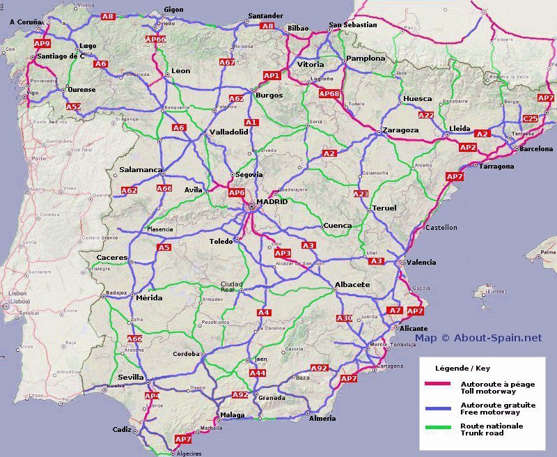 Transport Links to and within Spain Guides Global